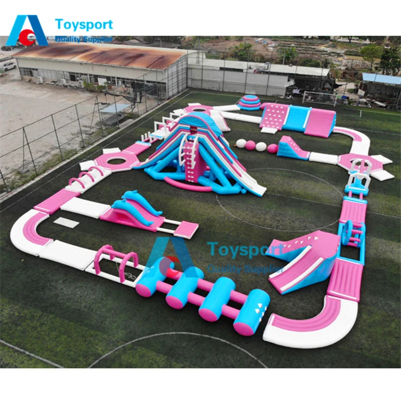 Iceberg Inflatable Water Toys Inflatable Obstacle Course Water Aqua Park Inflatable Floating