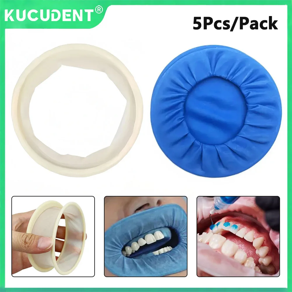 

5 шт. стоматологический одноразовый стерильный резиновый открывалка для рта, расширитель для полости рта, ретрактор для губ, резиновый барьер для инструментов для отбеливания зубов