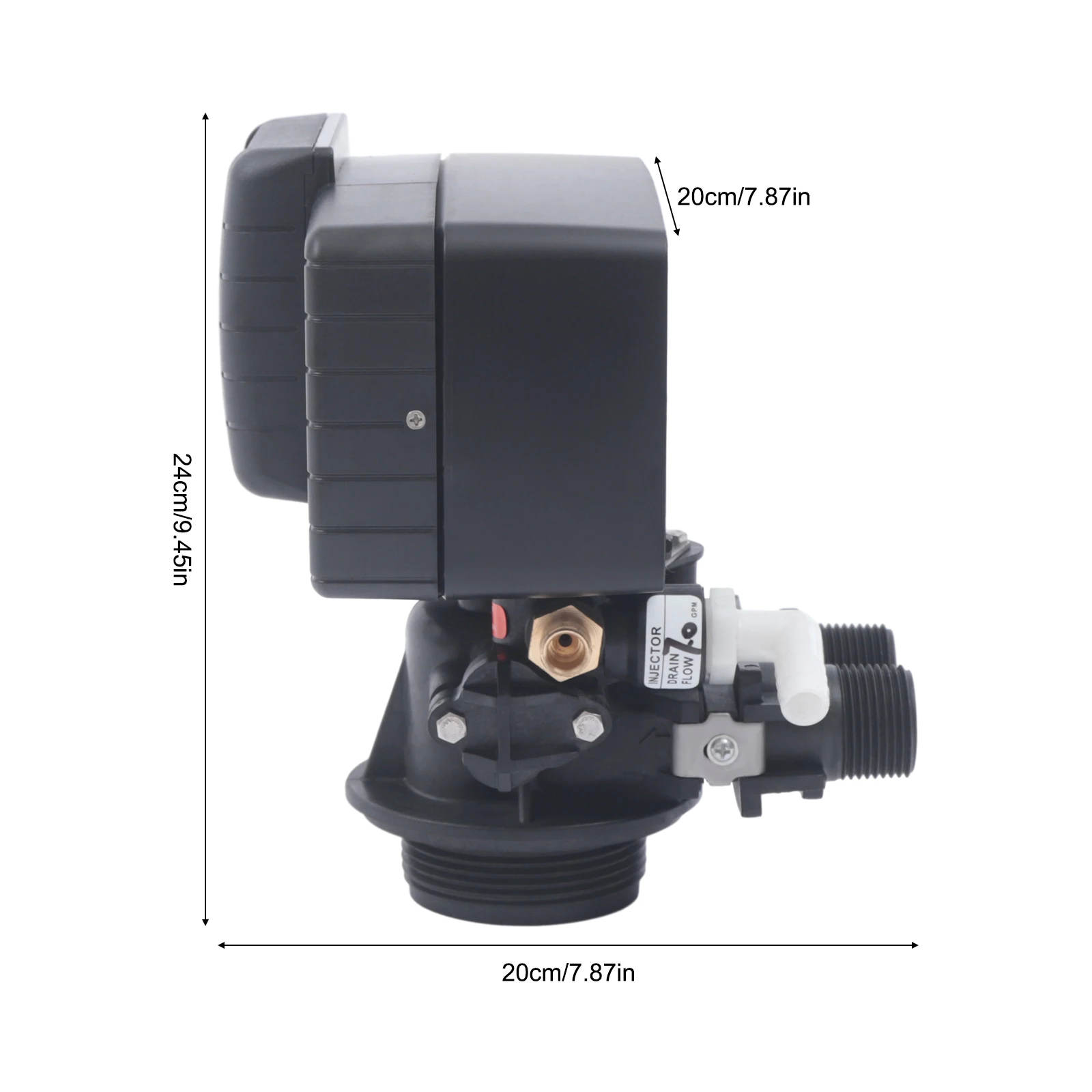 Digitales Wasserenthärterventil (US-Standard) – 3 W Leistung, klare Anzeige, 0,2–0,4 kg Arbeitsdruck, komplettes Installationszubehör