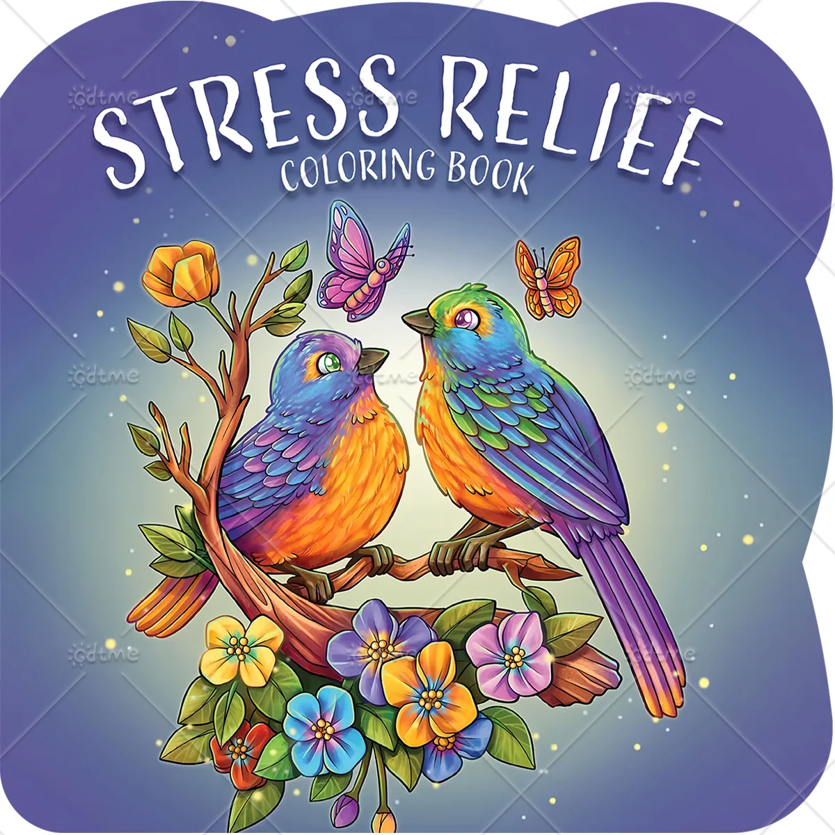 STRESS RELIEA Coloring Book for Adults Cute Cozy Daily Activities Irregular Patterns for Relaxation (Cozy Spaces Coloring)