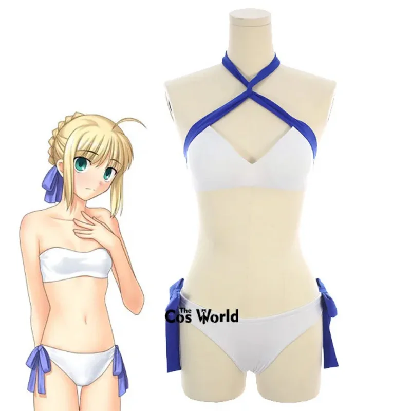 

FGO Fate Grand Order Saber Artoria Pendragon бикини купальник наряды на заказ игры аниме костюмы для косплея
