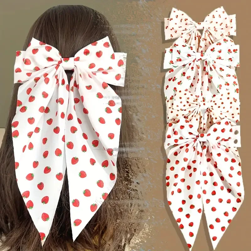 1 Stück Damen-Haarspangen, herzförmige Schleife, niedlich, Kawaii, süße Haarnadeln, kreativ, vielseitig, modisch, Haarschmuck für Mädchen