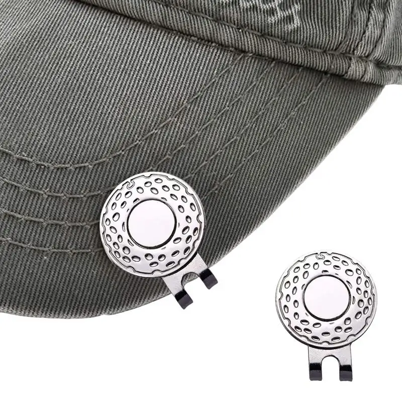 Magnetic Golf Ball Marker Hat Clip 25mm Golf Ball Aiming Marker Stand Clip With Magnet Golf Accessories For Easily