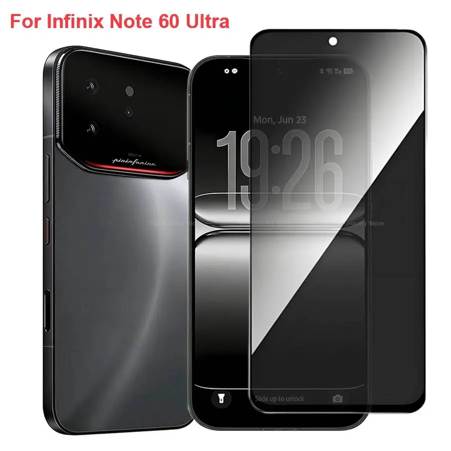 

Note 60 X6877 Anti Spy Privacy Tempered Glass Screen Protector Compatible For Infinix Note60 Ultra Phone Film