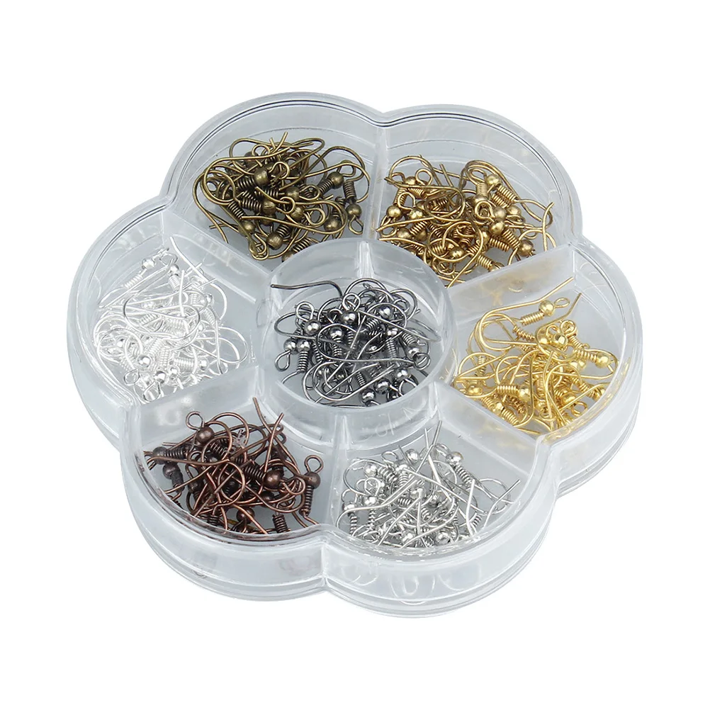 

140pcs Earring Hooks Pins Spring Wire DIY Jewelry Findings Accessories Earwire Craft Materials Lightweight Popular Durability
