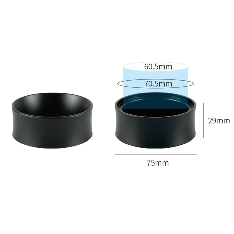 58mm Coffee Powder Receiving Dosing Ring Aluminum Alloy Loop For Expobar Gaggia Coffee Machines Funnel Accessories Barista Tools