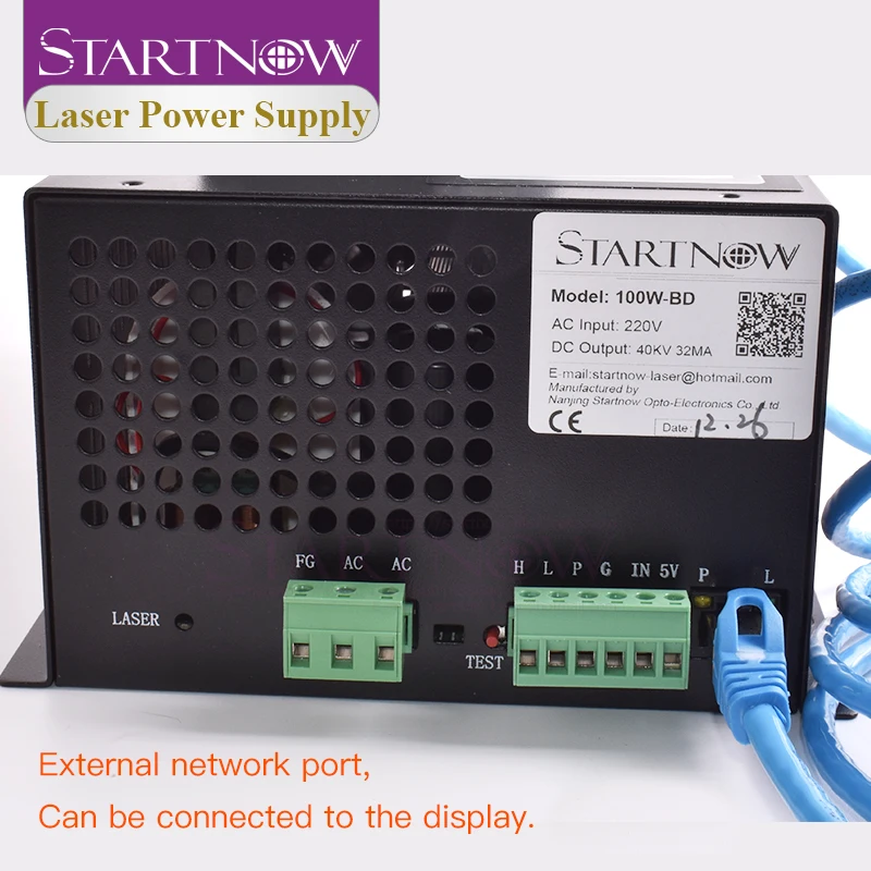 Источник питания для лазерной резки Startnow 100W-BD CO2, 120 Вт, блок питания 110 В, MYJG-100 в, 220 В