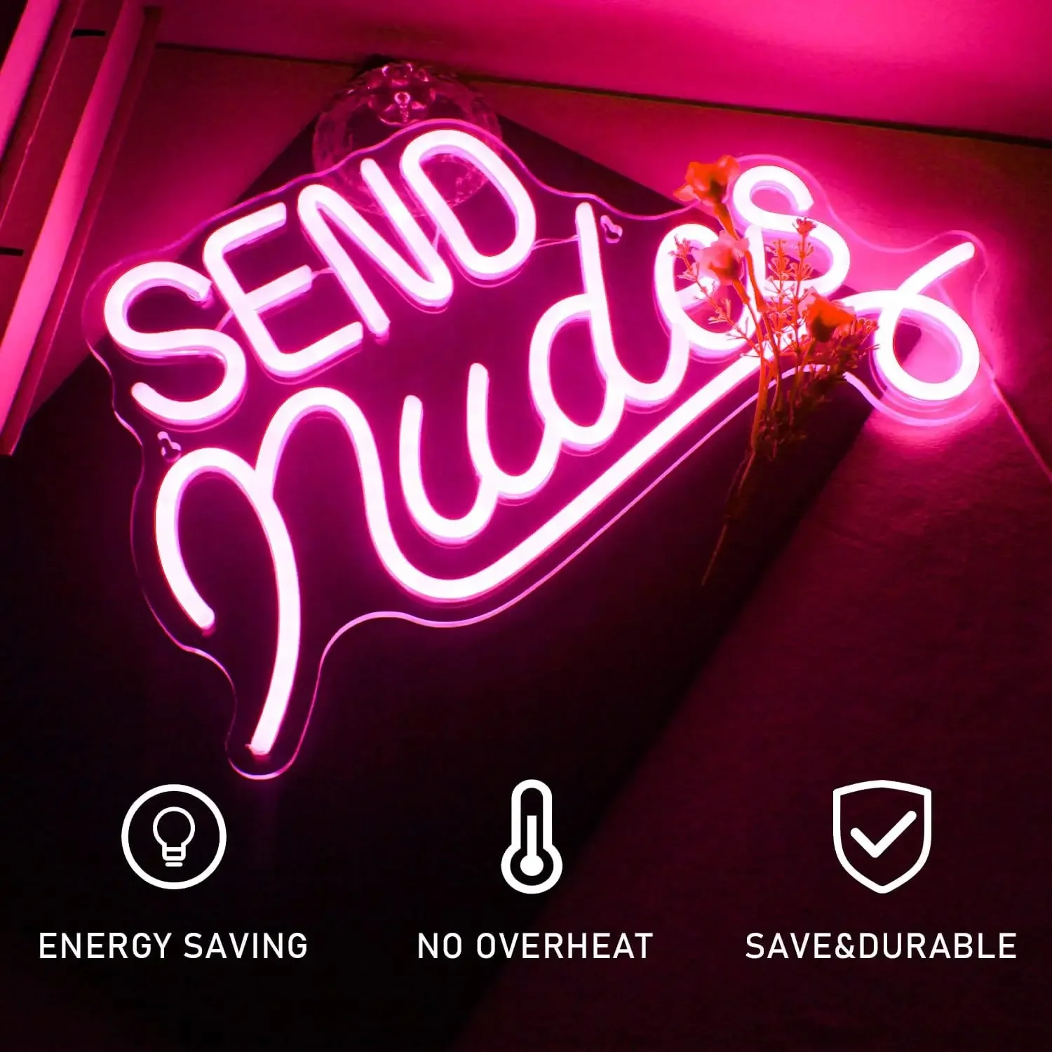 USB تضيء علامات النيون لديكور الجدار ، وإرسال العراة ، لافتات كلمات غرفة النوم ، الديكور للغرفة ، الكهف ، البيرة ، بار ، المنزل ، حانة ، الهدايا #3