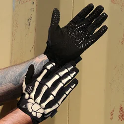 TACLAB T-Reaper cod cosplay ghost Drive Glow in Dark Shooting Airsoft Paintball Tactical Military Luminous Skeleton Hands Gloves
