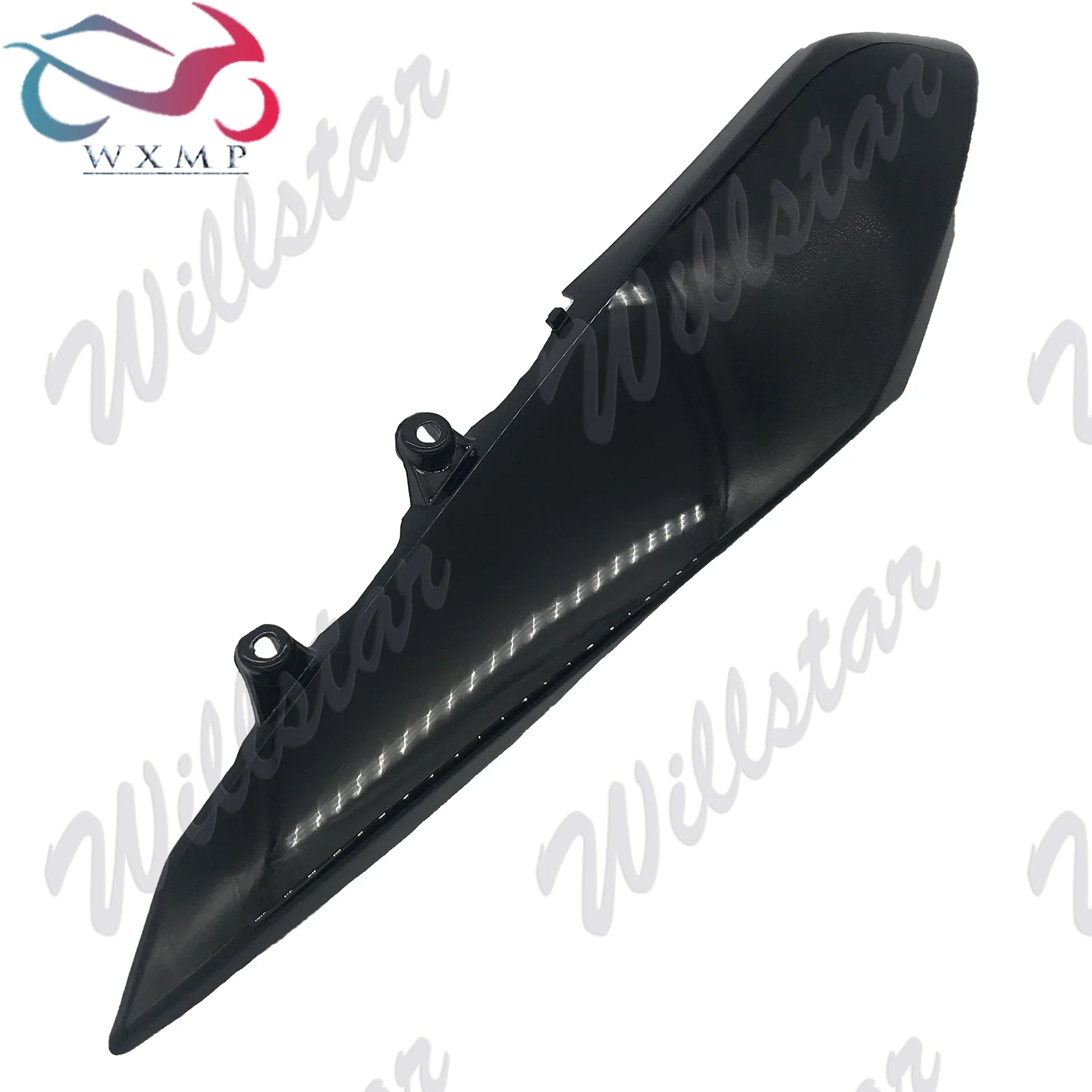 لوحة جانبية لخزان المياه العلوي الأمامي باللون الأسود اللامع لـ Kawasaki Z1000 2010-2013 2011 2012