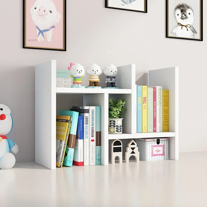 

Telescopic Study On The Desktop Simple Ins Bookshelf Desk Shelves Finishing Rack Storage Rack Office Children Dormitory Bookcase