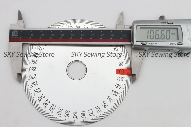 1PCS Dial Outer Diameter 10.7cm 8cm Aluminum Plastic Dial for Tajima Barudan Swf Feiya Zsk Happy Domestic Computer Embroidery