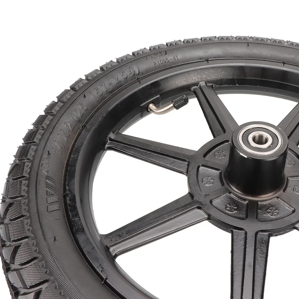 Motorcycle 14 inch Front Wheel 14x2.125 Tyre With 140MM Brake Disc For Electric Scooter E-bike Folding Bicycles Accessories