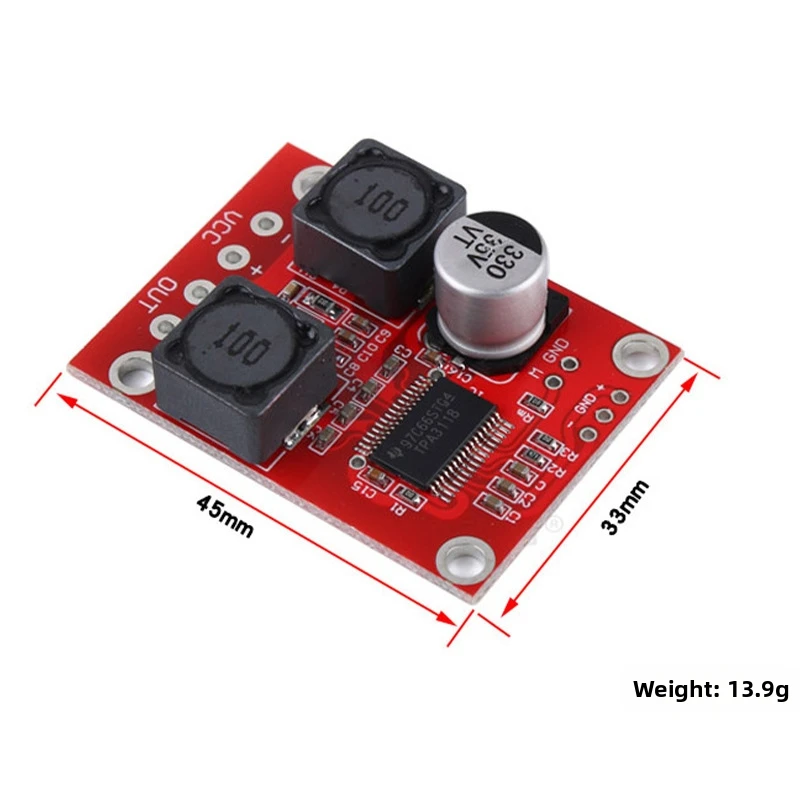 Digital For amplifier Board 50W Output with TPA3118 Chip Optimized for For btl Single-Channel Audio Deployment