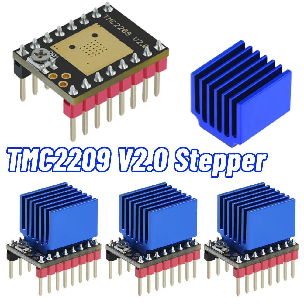 

3pcs 3d Printers TMC2209 V2.0 Stepper Motor Driver UART 2.5A UART Ultra Silent Stepsticks Up To 256 Subdivision Step/Dir Uart
