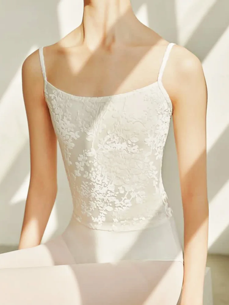 op maat gemaakte dames volwassen ballet yoga jumpsuit danskostuum praktijk outfit gymnastiek bodysuit fluwelen geborduurde jarretel tutu