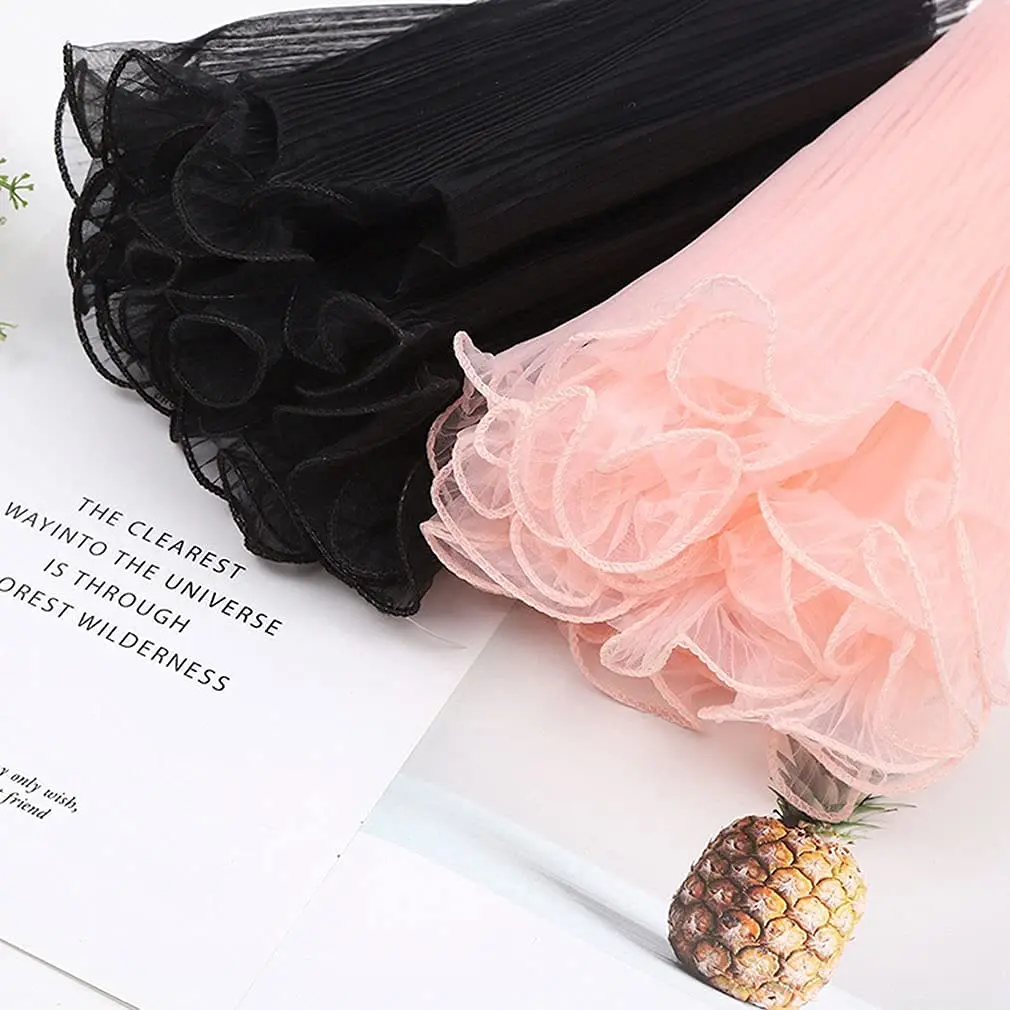 Pink Floral Packaging for Bouquets  Including Decorative Mesh Wrapping Paper, Pearl-Edged Wrapping Paper, Wrinkled Wave Mesh
