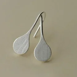 925 Sterling Silver Jewelry Cute New Design Leaf Simple Earrings for Women Earrings Fashion Jewelry Brincos