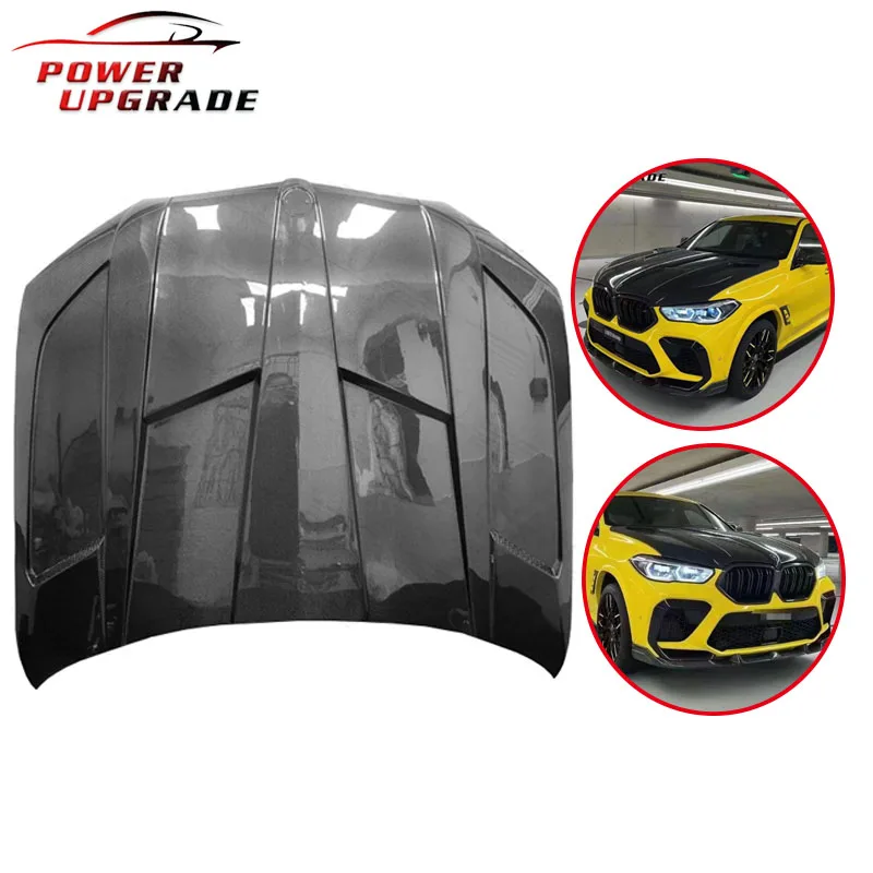 

For BMW X6M F96 X6 G06 LD Style Best Price Carbon Fiber Bonnet Hood