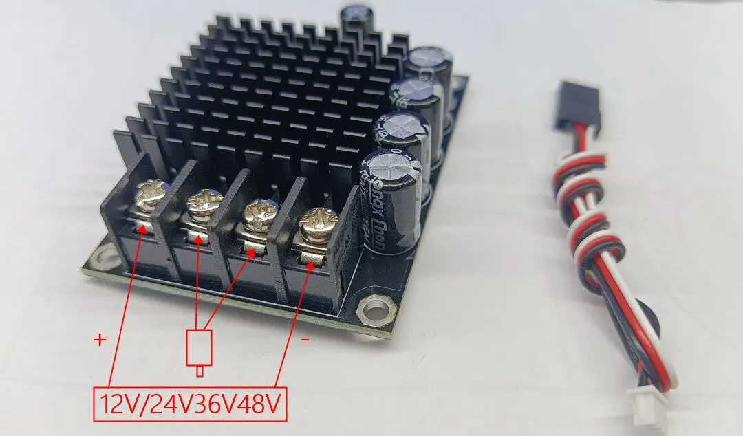 24V 36V 48V Two-way brushed ESC, forward and reverse, no brakes, boat HC4820A 20A