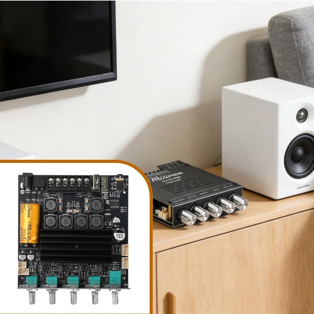 ZK-TB21 PRO 2.1 Kanal Bluetooth Amplifikatör 50W×2