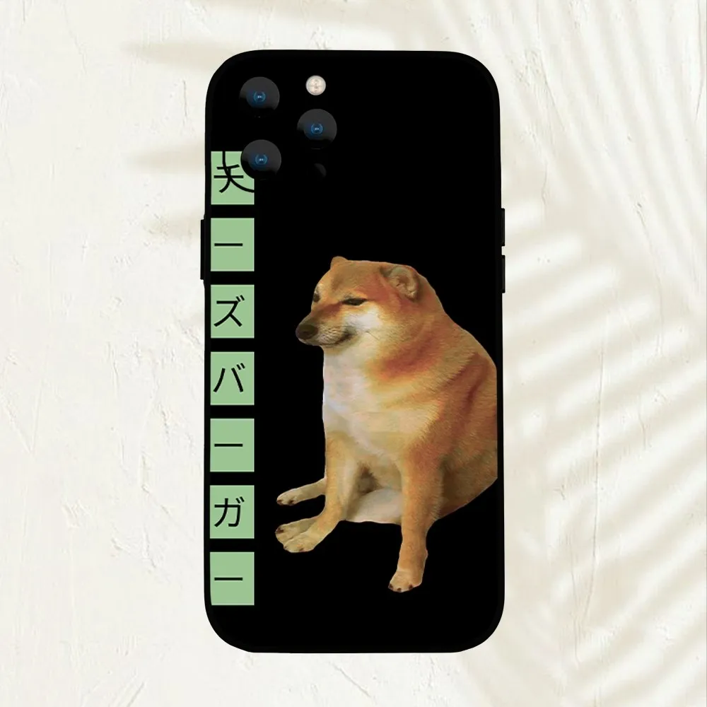 Funny Cheems Dog  Phone Case  For Samsung Galaxy S24 S23 S22 S21 S20 Ultra Plus S20FE FE Cover