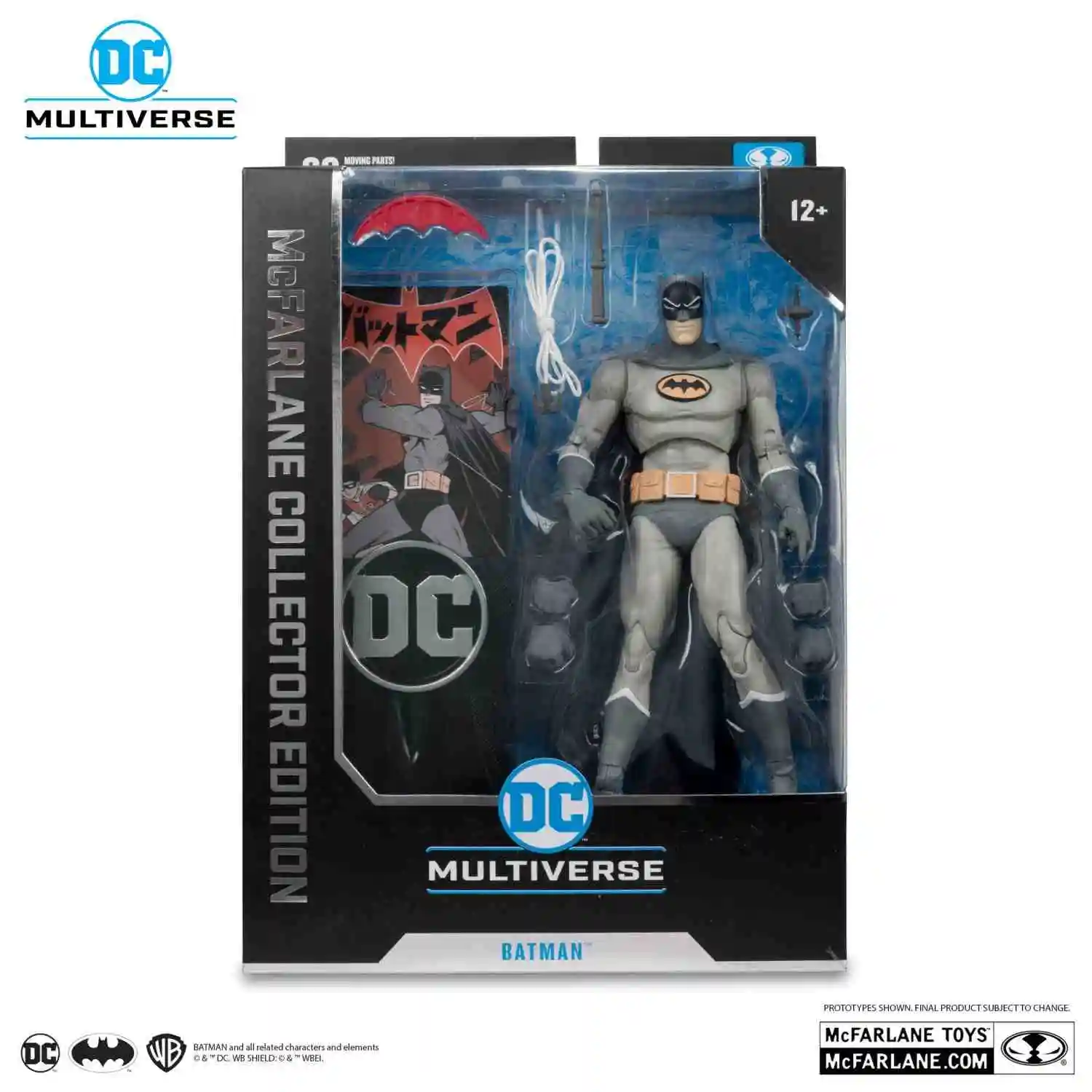 New Mcfarlane Dc Multiverse Bat-Manga：Batman Collector Edition 7 Inches Action Figure Model Collection Ornament Toys Gift