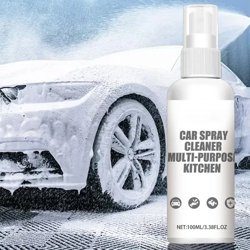 

Multi-Purpose Foam Cleaner Spray Leather Cleaning Auto Home Surfaces Foam Cleaners for Car Wash Maintenance Oil film removal