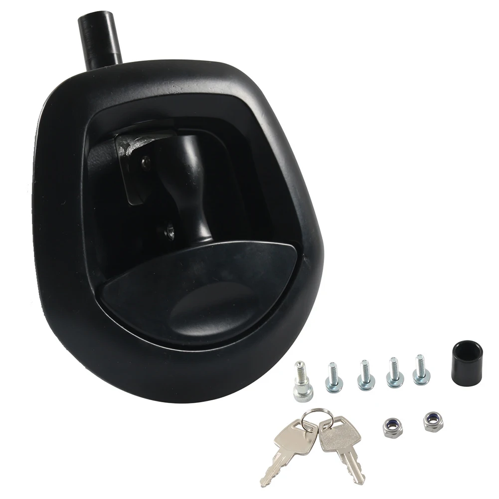 1pcs Black 16.50*14.50*9.50 T-shaped Fishtail Lock Suitable For Off-road Trailers And RVs Car Accessories