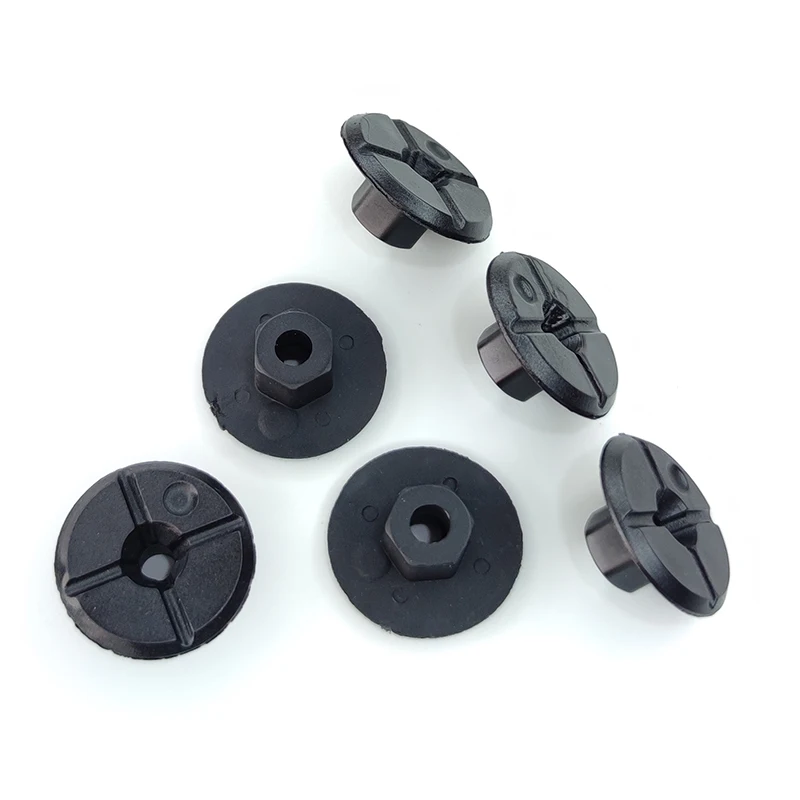 4mm Fender Mud Flap Guard Wheel Arch Bumper Clip Rivet Clips For Peugeot 206 407 Citroen Berlingo C4 Picasso C5 Seat Ibiza Leon