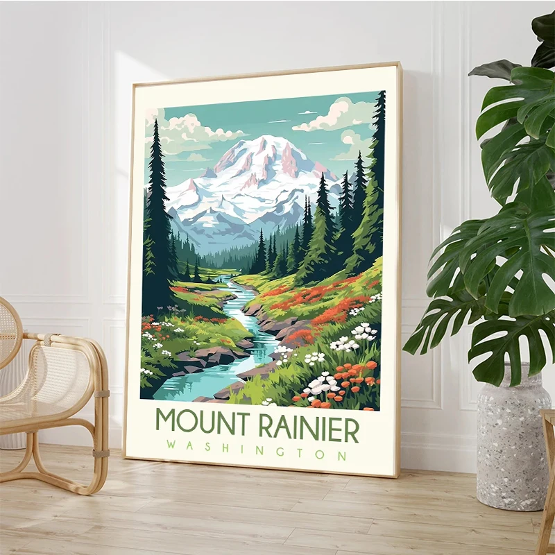 السفر الوطنية بارك الأمازون الغابات المطيرة الأراضي الوعرة وادي الموت المشارك قماش الطباعة جدار صورة فنية لتزيين غرفة المنزل #5