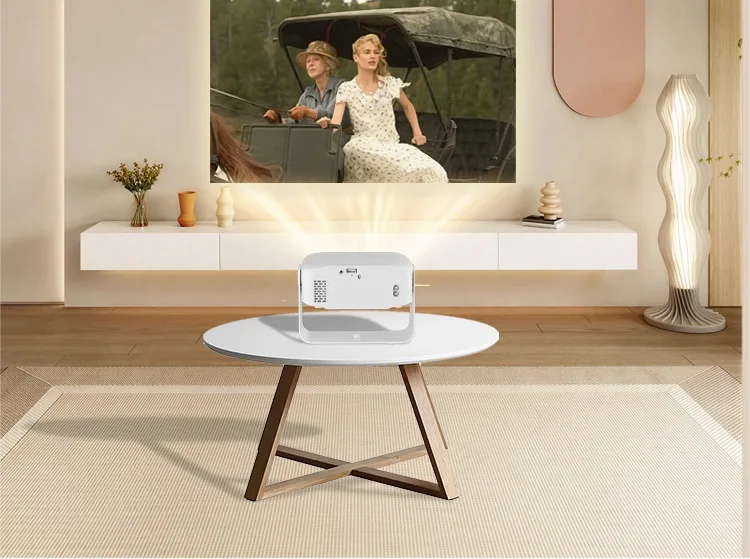 New smart projector, home ultra-high definition decoding, mobile phone screen projection, dormitory bedroom projection
