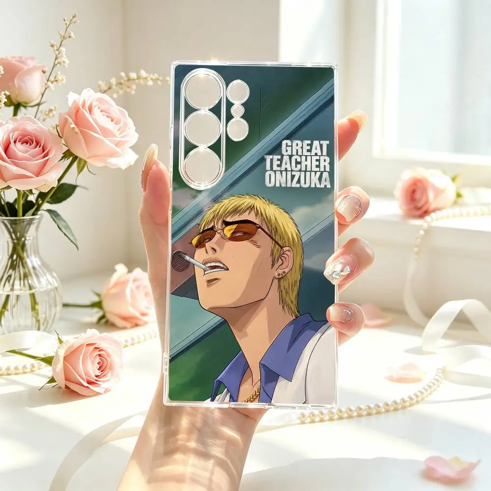 GTO Eikichi Onizuka  Phone Case For Samsung S25,S24,S21,S22,S23,S30,Ultra,S20,Plus,Fe Transparent Cover