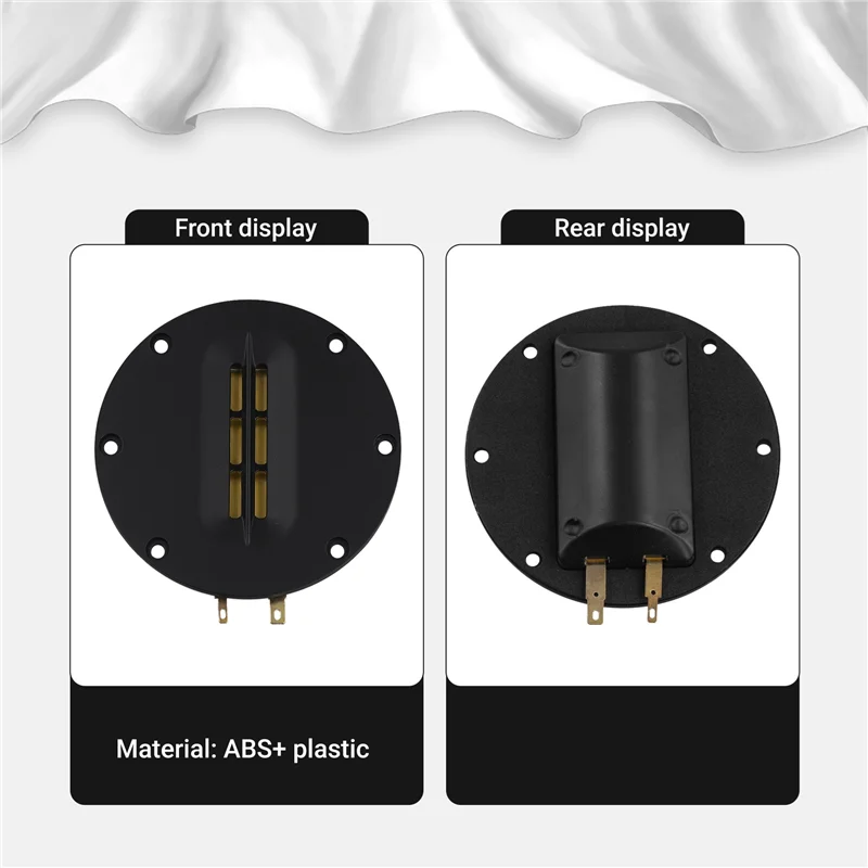 AB53 4Pcs Horns 4 Inches Pneumatic Tweeter Aluminum Ribbon Tweeter Ribbon Speaker For Ribbon Tweeter Tweeter Heads Horns