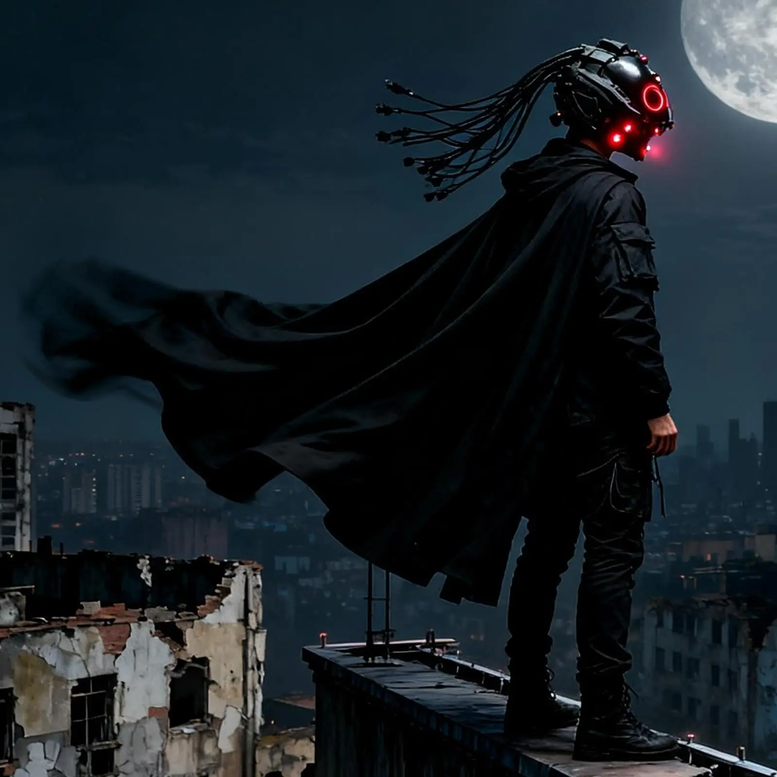 قناع خوذة سايبربانك للخيال العلمي مع ضوء، قناع ملابس تنكرية للحفلات التنكرية للهالوين، خوذة متعددة الوظائف