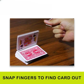 Finger-attached or magic tricks powerful magic props easy blowing card finding