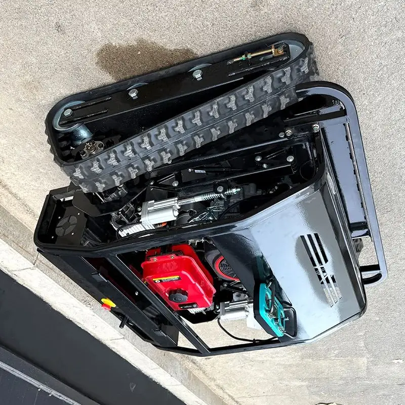 맞춤형 트랙 잔디 깎는 로봇, 탁월한 성능, 간편한 작동, 강력한 출력, 가정 정원 야외 사용에 적합