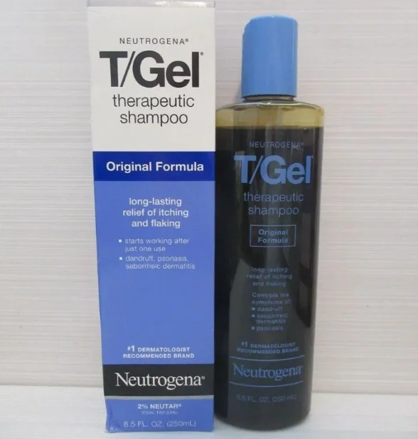 New 250ml Neutrogena T/Gel Therapeutic Shampoo Original Herbal Long-Lasting Relief Hair Itching Flaking Deep Hair Cleansing Care