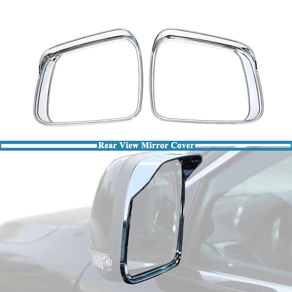 

Car Rearview Rear View Mirror Rainwater Guards Frame Cover Trim Protector for Jeep Grand Cherokee 2011-2020 Exterior Accessories