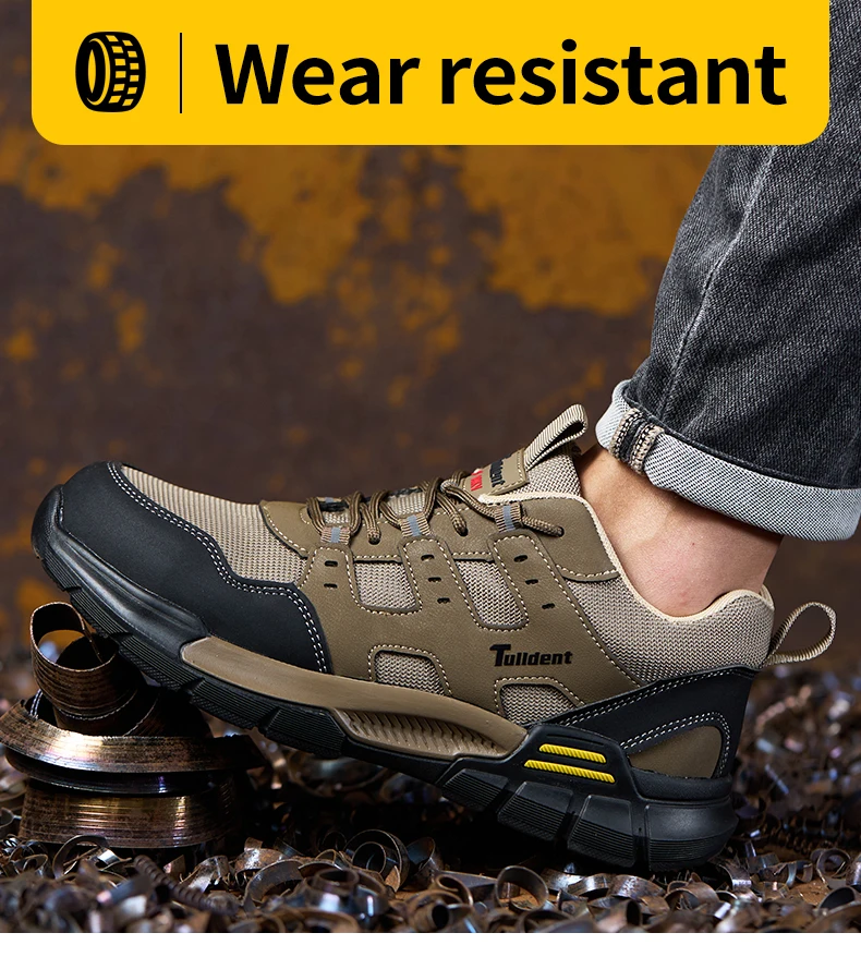 Men's Safety Shoes, Puncture Resistant Work Boots, Protective Shoes, Wear-Resistant Work Shoes, Insulated Shoes