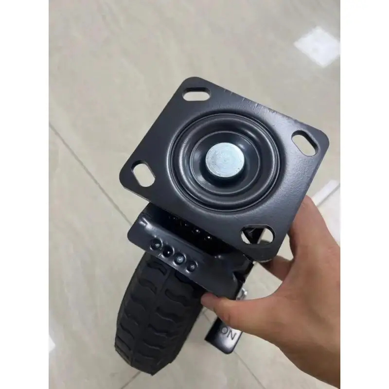 1 Pc 8 Inch Universal Heavy Duty Caster Wheel with Inflatable Rubber Normal Casters for Furniture Moving in Vientiane Hotel