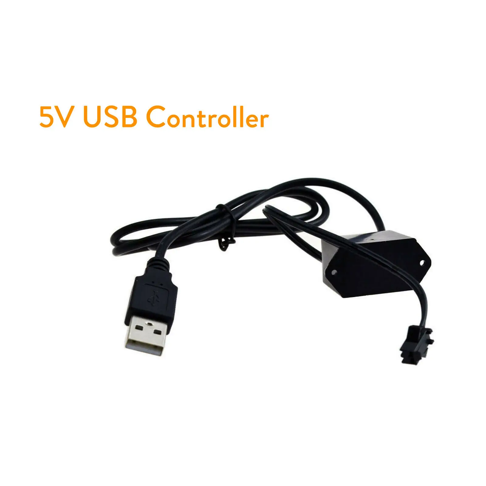 DC 12V 5V 3V Battery Driver Inverter USB Car Ciggrette Controller EL Wire Splitter Connectors For Flexible Neon Light EL Wire