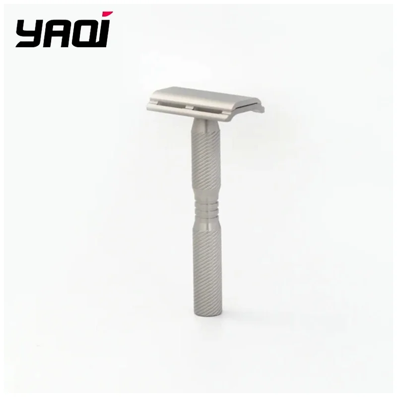 YAQI Safety Razor Ghost Titanium Lightweight for Smooth Shaving 2026 Flash Sale！Multiple Thread Pattern