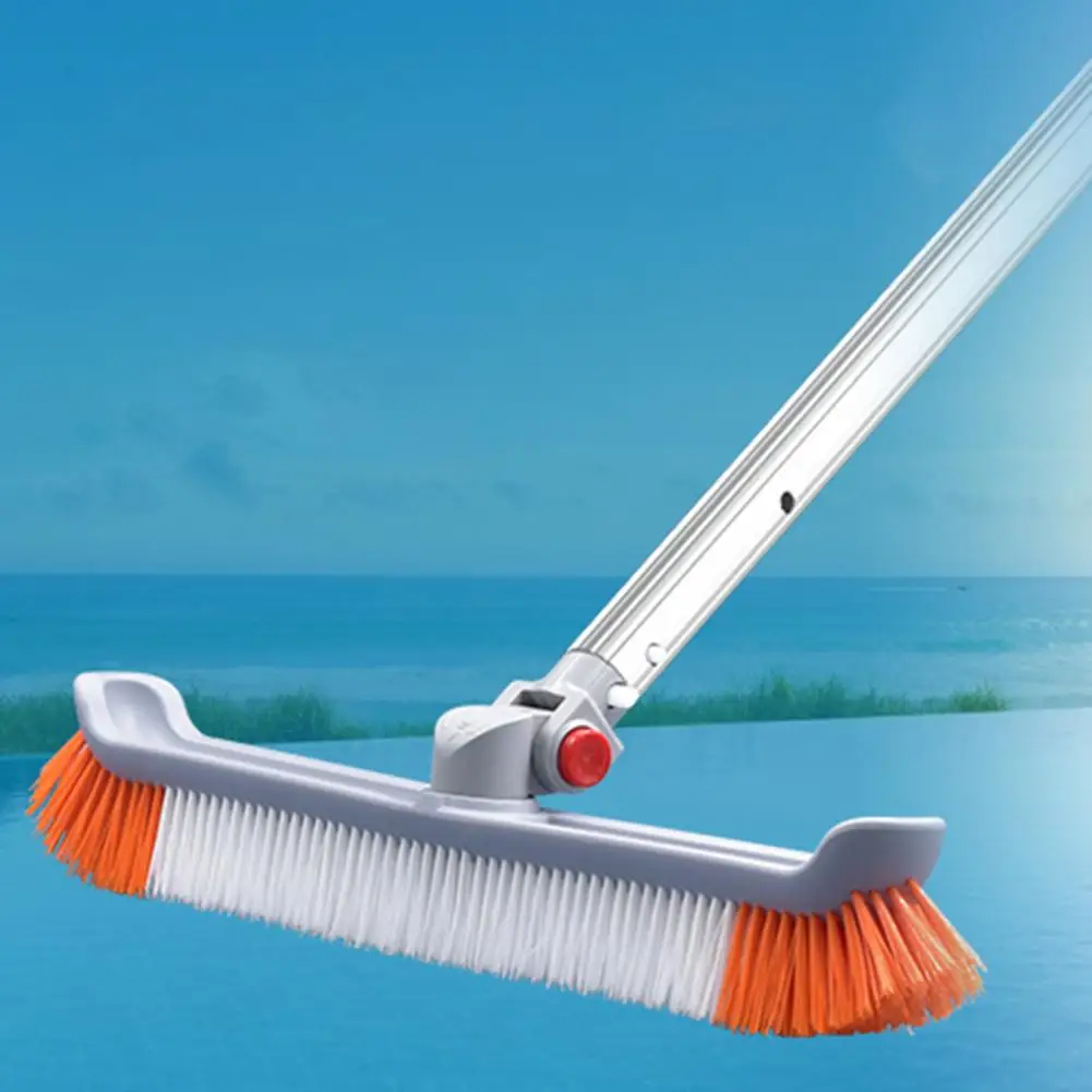 

Corner Pool Brush Pool Brush Adjustable Telescopic Pool Brush with Stiff Bristles Tile Scrubber Tool for Swimming Pools for Easy