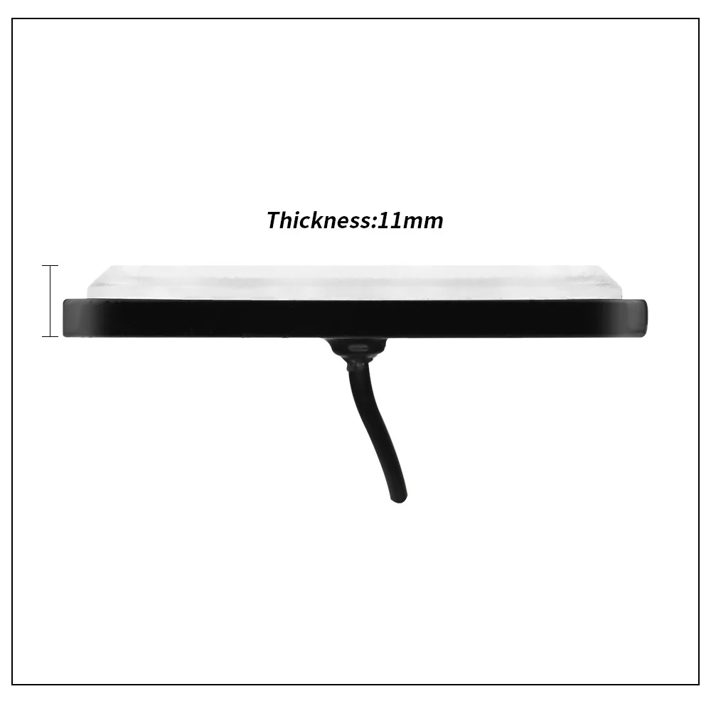 Luz de advertência estroboscópica LED, Grille Flash, lâmpada do caminhão, semáforo âmbar, luz redonda do carro, luzes laterais quadradas, 12V, 24V,