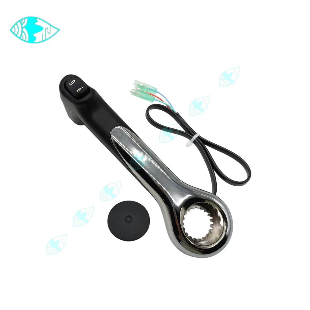 704-48221-P0 Outboard Motor Vertical Single Control Box Throttle Control Handle for Yamaha 704-48205-P1