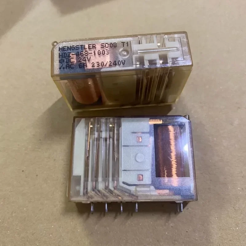 

（Second-hand）1pcs/lot 100% original genuine relay:HDZ-468-1003 DC24V Elevator gold-plated safety relay