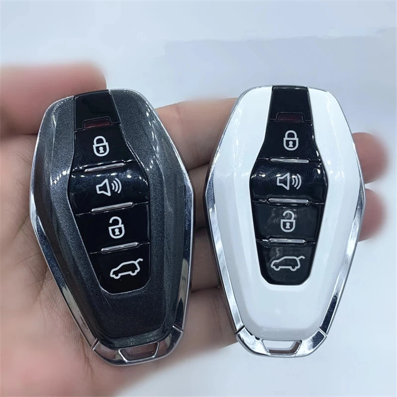 Samochód Keyless inteligentny klucz zdalny 433Mhz z chipem 4A dla Jetour X70 X90 X95 X70 para inteligentny klucz zdalny drzwi samochodu scyzoryk nóż