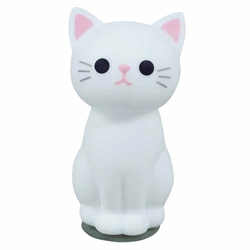 Super Cute Cat Toothbrush Holder with Suction Cup At The Bottom High Quality Plastic Japanese Creative Cartoon Toothbrush Hanger