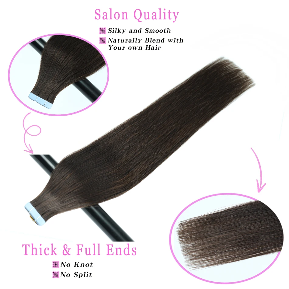 Pita Dalam Ekstensi Rambut 16 Warna Pita Sorot Dalam Rambut Manusia Remy 20 Buah 40G/Pak Pita Pakan Kulit Mulus Lurus Dalam Rambut Asli